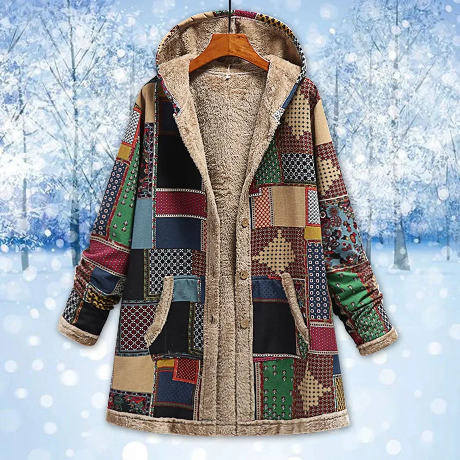 Dames Luxe Winterjas met Capuchon | Warm & Comfortabel