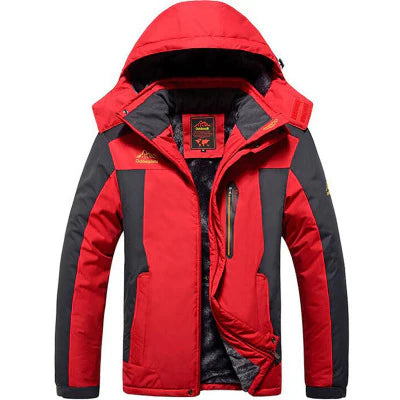 Heren Waterdichte Ski-jas met Capuchon voor de Winter | Warme Outdoorstijl