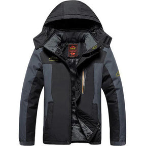Heren Waterdichte Ski-jas met Capuchon voor de Winter | Warme Outdoorstijl