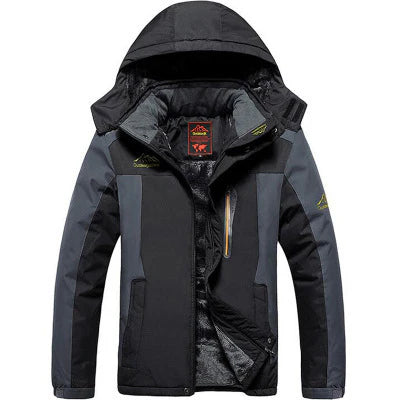 Heren Waterdichte Ski-jas met Capuchon voor de Winter | Warme Outdoorstijl