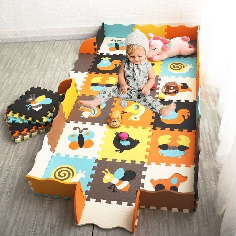 BabyPlay - Veilig en Zacht Speelmat Speelkleed voor Kinderen