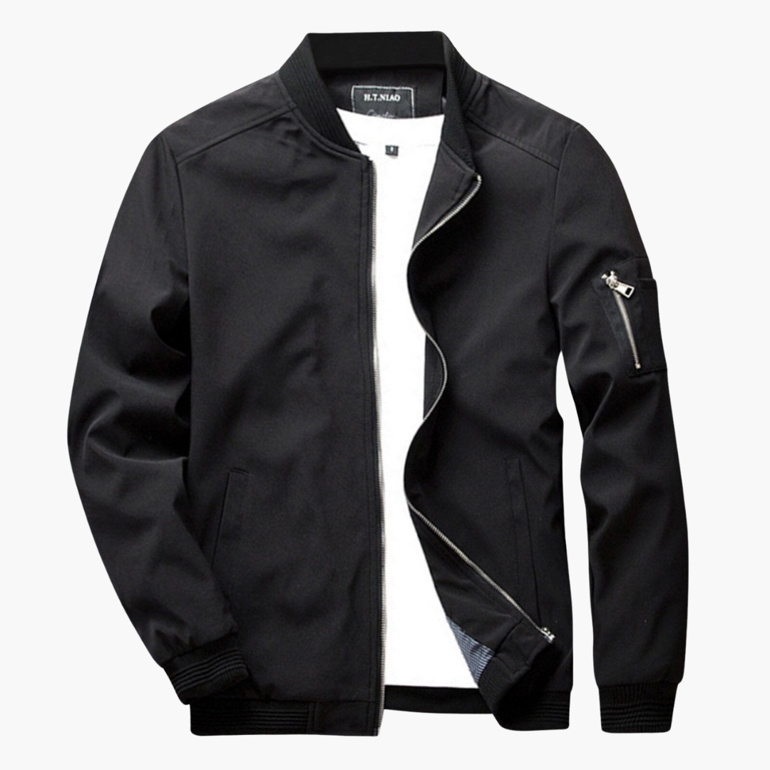 Moderne Luxe Bomberjack Voor Heren | Verfijnde Stijl