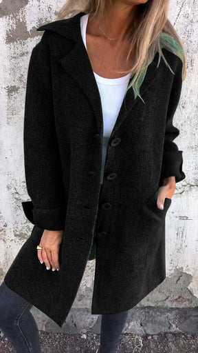 Dames Lange Winterjas Warm Klassiek | Relaxte Pasvorm