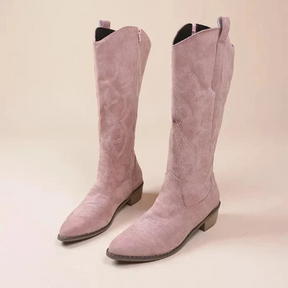 Dames Lange Western Laarzen | Cowboystijl Kniehoge Laarzen