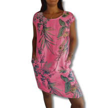BoldEdge - Midi-jurk met bohemian botanische print