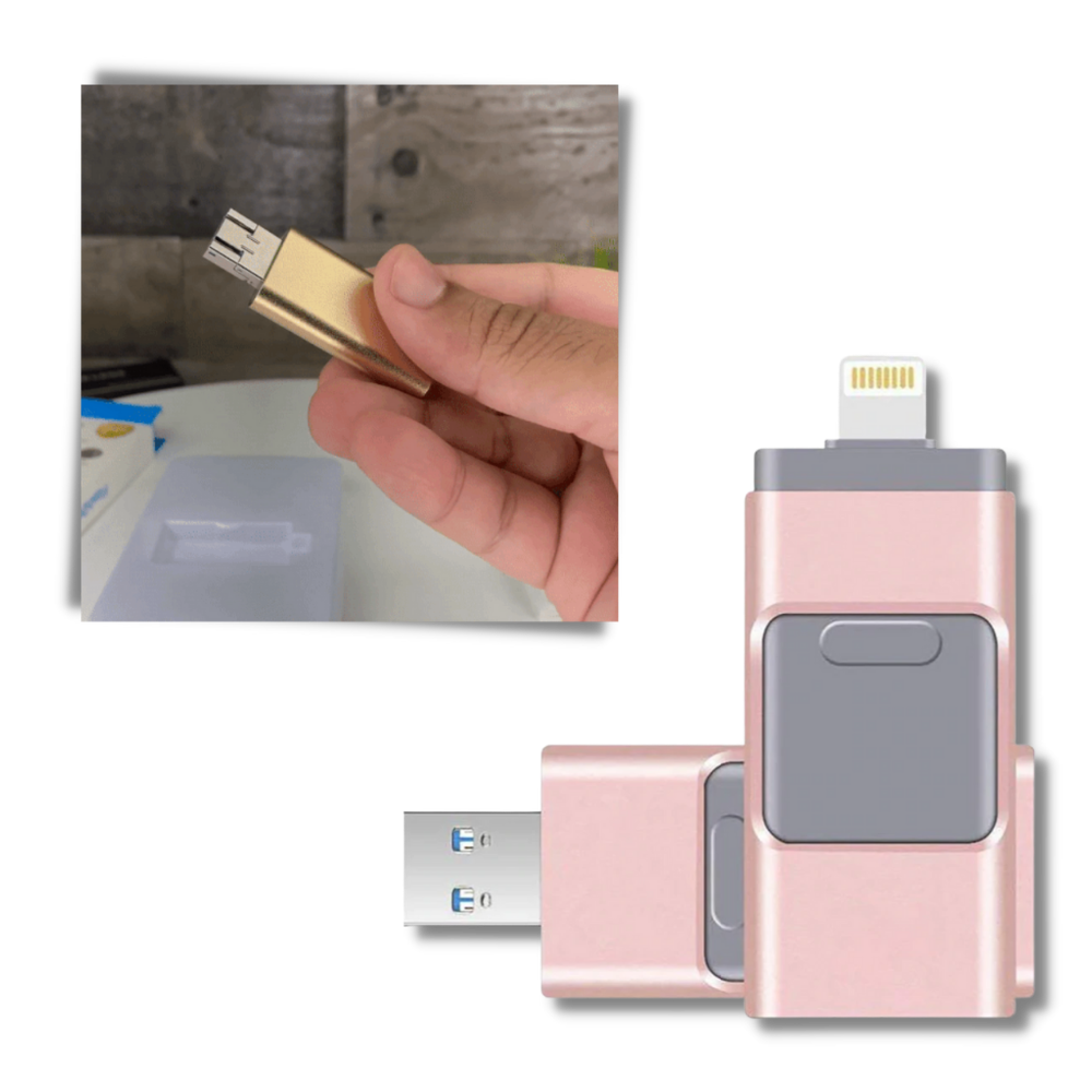 Easytransfer - Multifunctionele 4-in-1 USB Stick