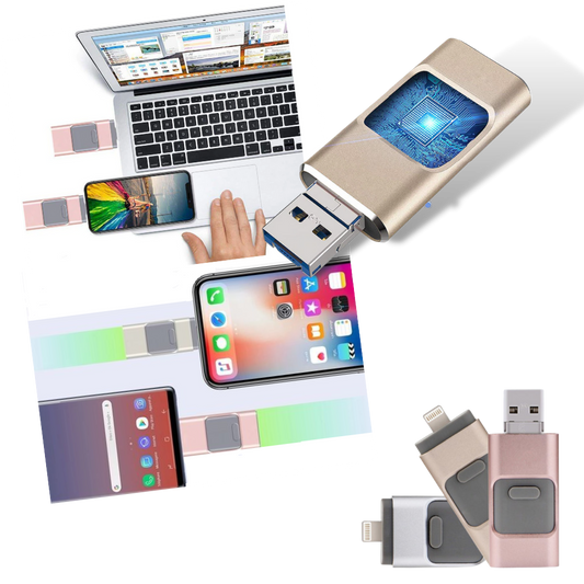 Easytransfer - Multifunctionele 4-in-1 USB Stick