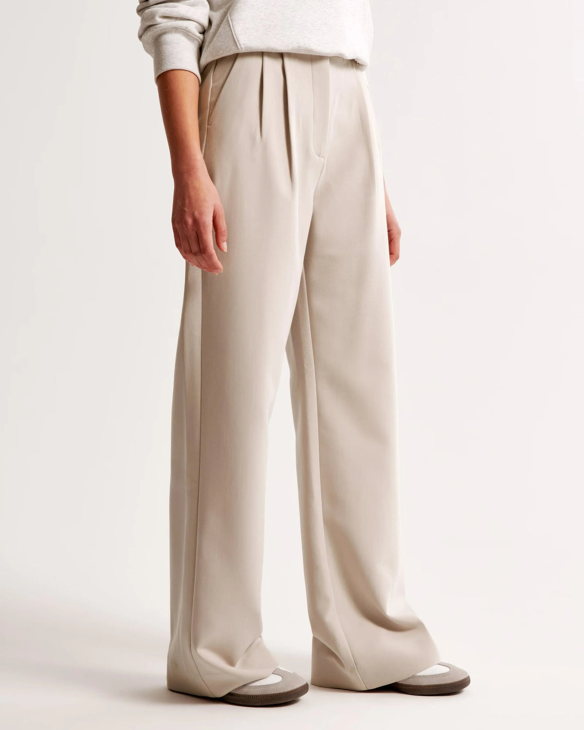 Sophie – Wijde Pantalon, Hoge Taille en Elegante Snit