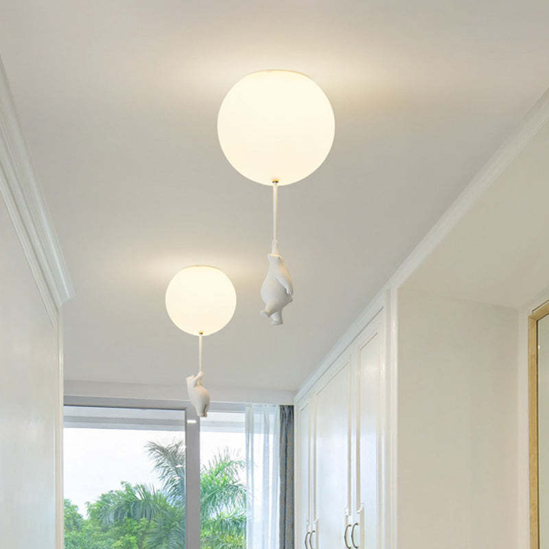 CloudyBear - Moderne Plafondlamp met Uniek Dieren Design