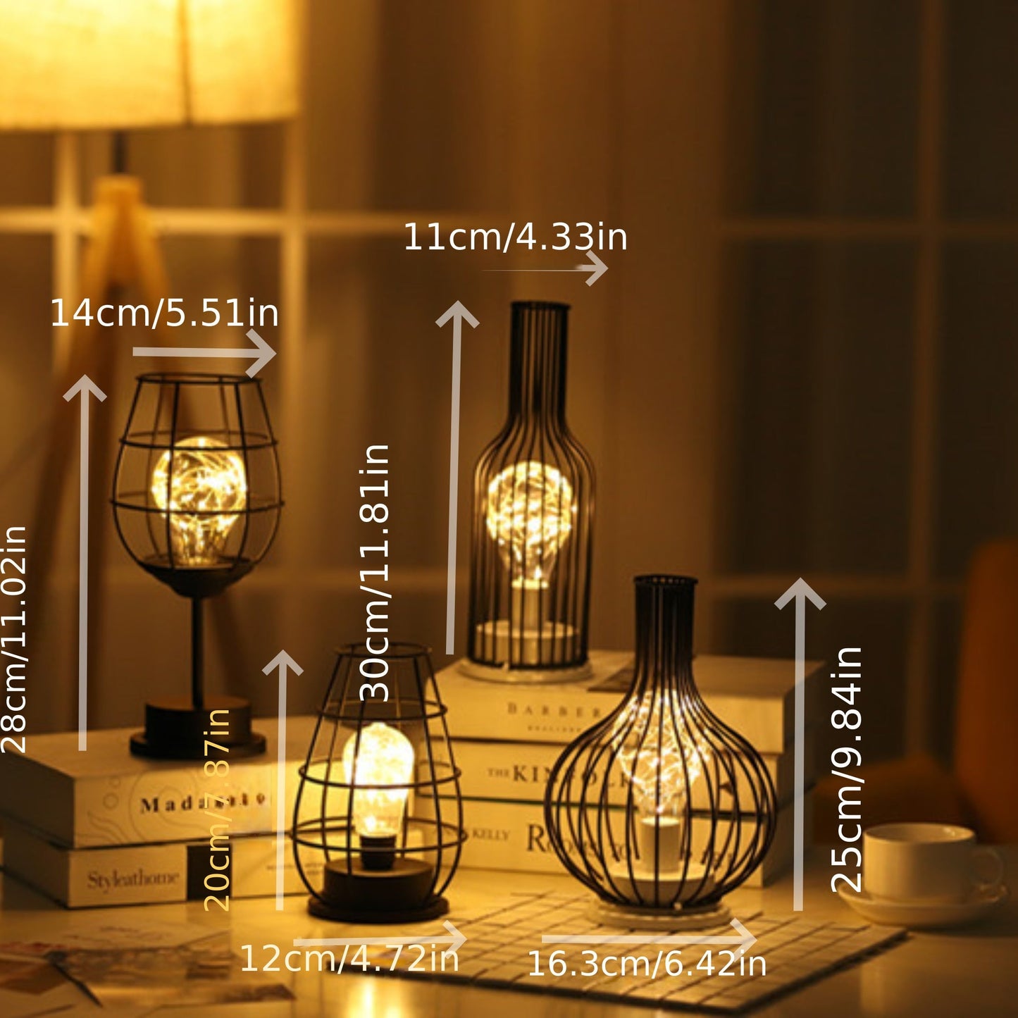 HomeDecor - Vintage Klassieke Kunst LED Tafellamp