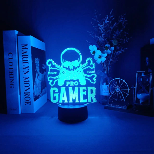 GlowGaming - 3D LED Lamp met Opvallend design voor Gamerskamer