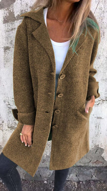 Dames Lange Winterjas Warm Klassiek | Relaxte Pasvorm