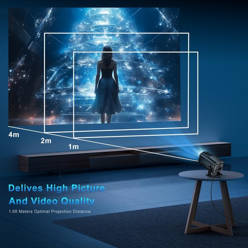 MiniView - Compacte Full HD Projector met 4K Decodering en Auto Focus