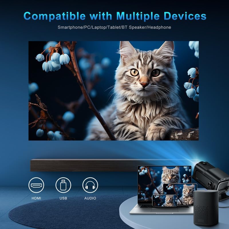 MiniView - Compacte Full HD Projector met 4K Decodering en Auto Focus