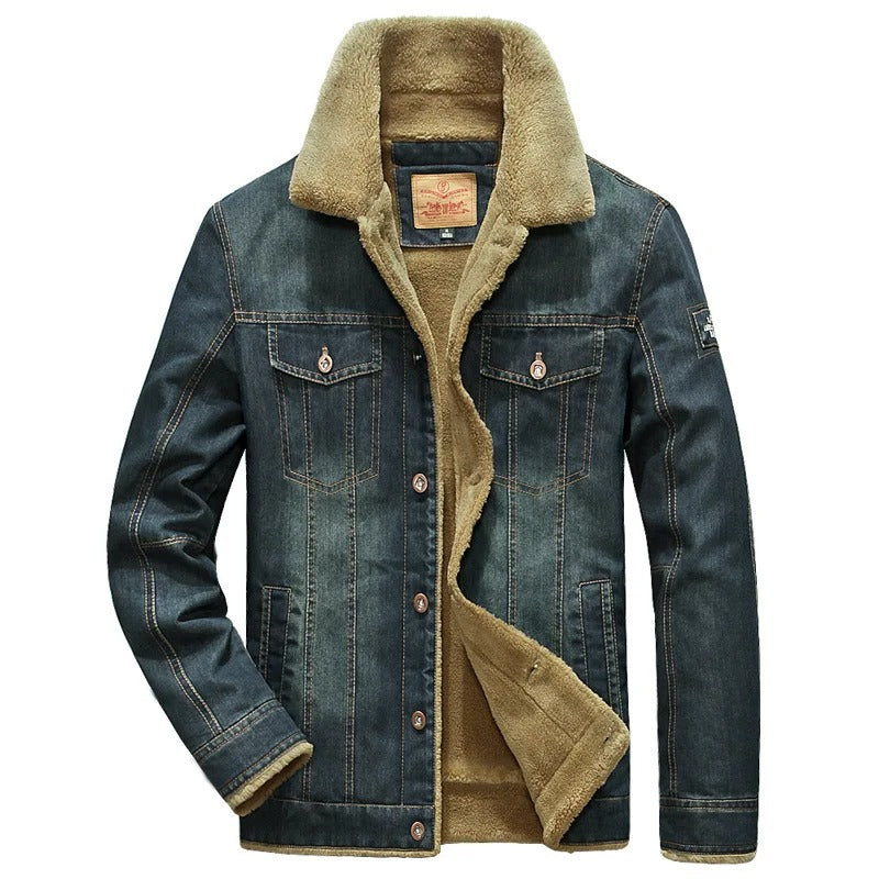 Heren Warme Gevoerde Winterjas met Lange Mouwen | Casual Jas