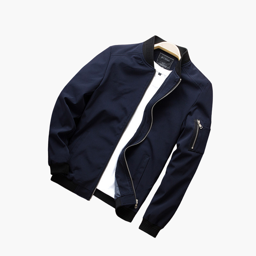 Moderne Luxe Bomberjack Voor Heren | Verfijnde Stijl