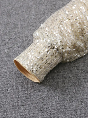 Emma - Dames Glitterjurk met One-Shoulder Design