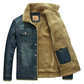 Heren Warme Gevoerde Winterjas met Lange Mouwen | Casual Jas