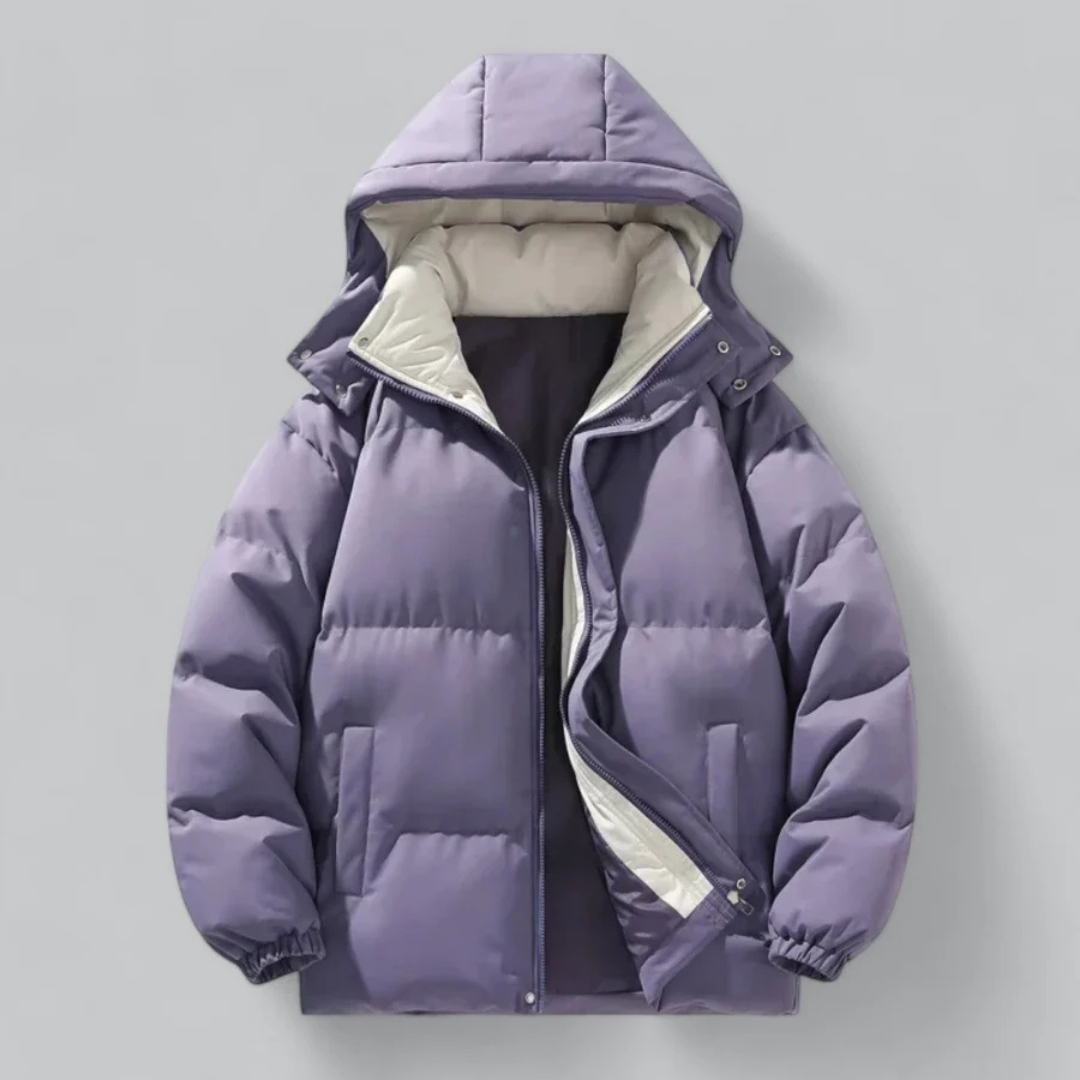 Heren Comfortabele Lichte Gewatteerde Winterjas met Capuchon | Warme Puffer Jas voor de Winter