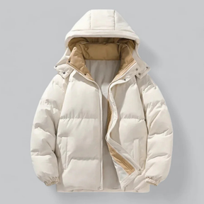 Heren Comfortabele Lichte Gewatteerde Winterjas met Capuchon | Warme Puffer Jas voor de Winter