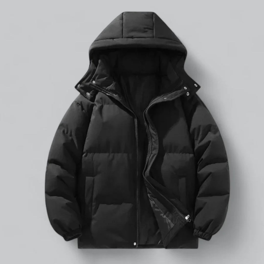 Heren Comfortabele Lichte Gewatteerde Winterjas met Capuchon | Warme Puffer Jas voor de Winter