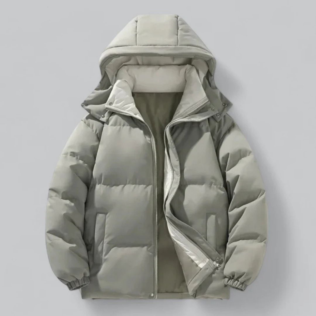 Heren Comfortabele Lichte Gewatteerde Winterjas met Capuchon | Warme Puffer Jas voor de Winter