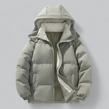 Heren Comfortabele Lichte Gewatteerde Winterjas met Capuchon | Warme Puffer Jas voor de Winter