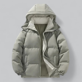 Heren Comfortabele Lichte Gewatteerde Winterjas met Capuchon | Warme Puffer Jas voor de Winter