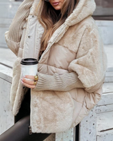 Elegante Oversized Winterjas met Capuchon – Warme Stijl