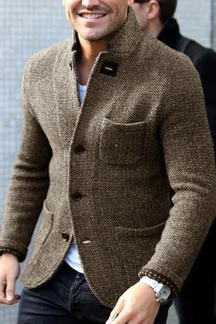 Blazer Slim Fit Knoopsluiting voor Heren | Modern en Verfijnd | Perfect voor Elke Gelegenheid