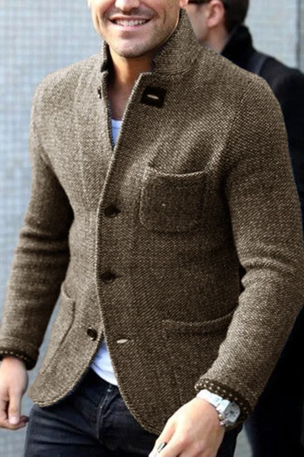 Blazer Slim Fit Knoopsluiting voor Heren | Modern en Verfijnd | Perfect voor Elke Gelegenheid