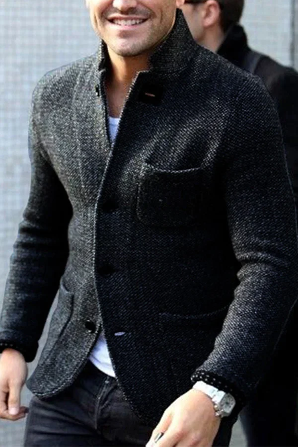 Blazer Slim Fit Knoopsluiting voor Heren | Modern en Verfijnd | Perfect voor Elke Gelegenheid