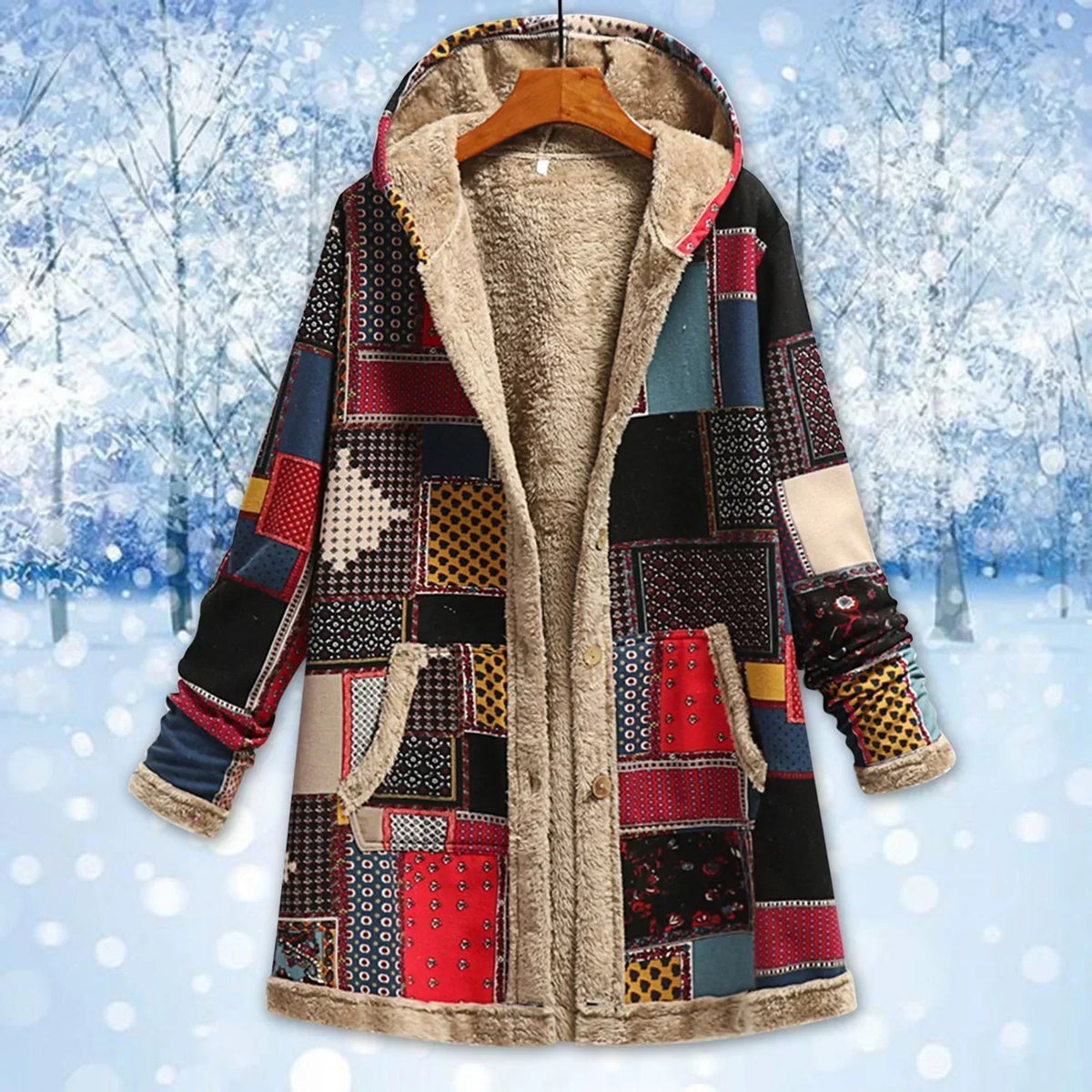 Dames Luxe Winterjas met Capuchon | Warm & Comfortabel