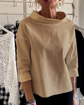 Top Modern Losvallend Stretchstof voor Dames | Dagelijks Comfort | Stijlvol en Ademend
