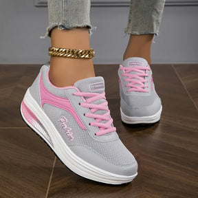 Chloe - Dames Sneakers met Comfortabel Design en Verhoogde Zool