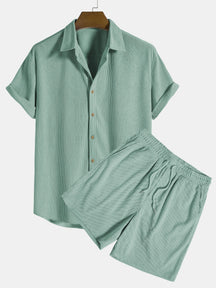 AetherFit - Tweedelige Casual Mannen Set