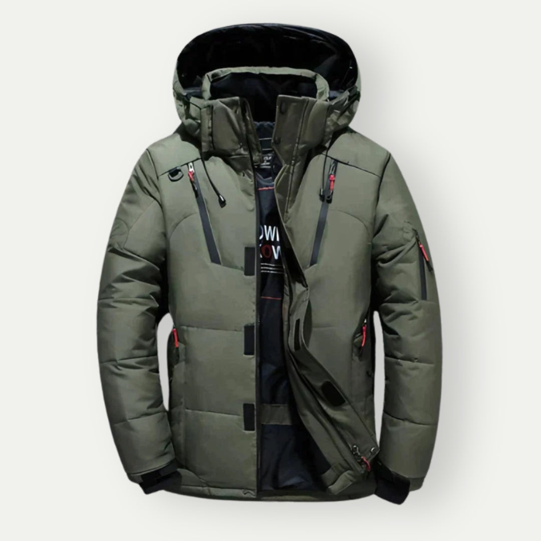 Heren Warme Down Winterjas | Capuchon