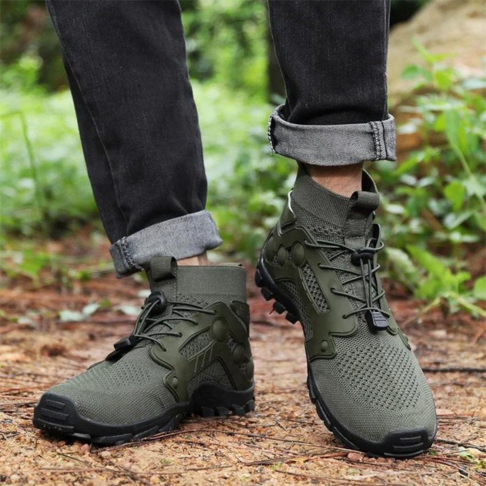 TrailForce - Heren Outdoor Sneakers met Antislip Zool en Ademend Design