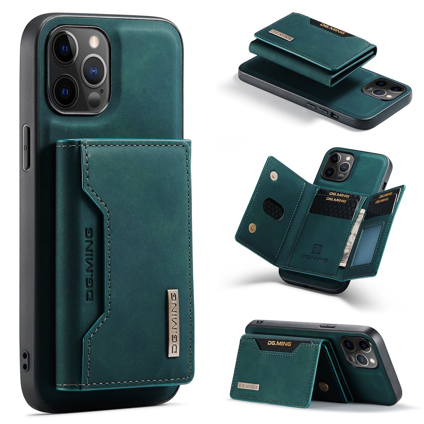 LuxCase - Luxe Smartphone Portemonnee Hoes met Magnetische Flip Cover