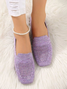 Sophie – Sprankelende Gebreide Loafers, Elegant en Comfortabel