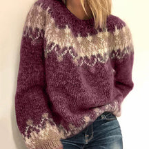 Dames Gezellige Gebreide Wintertrui | Scandinavische Elegant