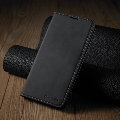 LeatherFold - Luxe Wallet Case voor Smartphones