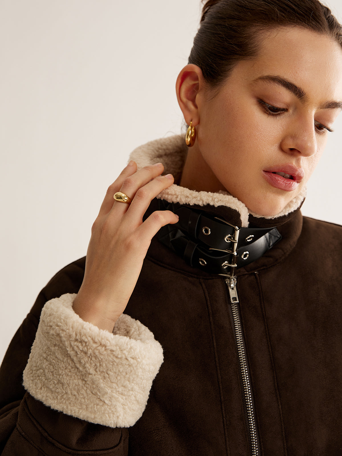 Dames Vintage Lange Mouw Winterjas | Tijdloos & Stijlvol