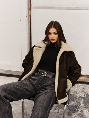 Dames Vintage Lange Mouw Winterjas | Tijdloos & Stijlvol