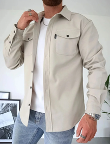 Arman - Heren Casual Knopen Shirt met Lange Mouwen