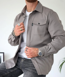 Arman - Heren Casual Knopen Shirt met Lange Mouwen