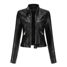 Dames Slim Fit Biker Jas | Met Zakken