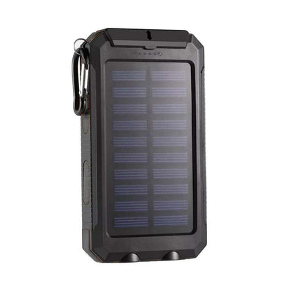 SolarBoost - Krachtige Zonne-powerbank met USB-poorten en LED-indicator