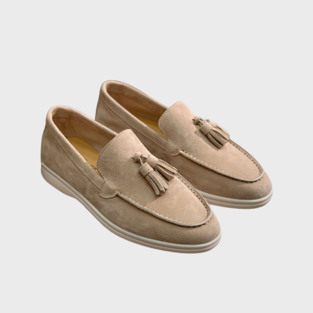 SoftStep - Klassieke Suède Loafers met Kwastjes en Comfortabel Design