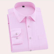 Thomas – Klassiek Heren Overhemd met Lange Mouwen en Slim Fit Pasvorm